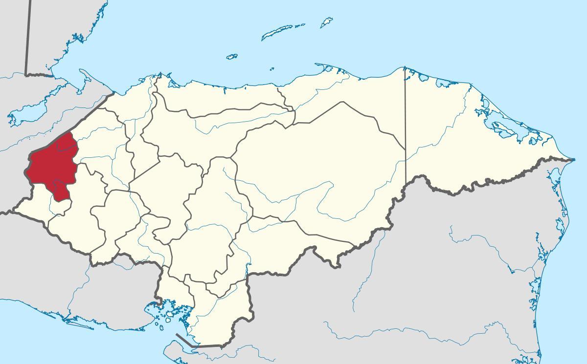מפה של קופאן הונדורס