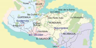 מפה של mosquitia הונדורס